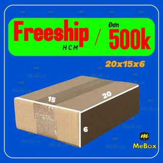 20x15x6 hộp carton đóng hàng