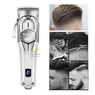 Tông Đơ Cắt Tóc Chuyên Nghiệp KEMEI 1983 Thép Nguyên Khối TẶNG Cữ 1,5mm và 4,5mm - Máy Hớt Tóc Cao Cấp Cho Barber