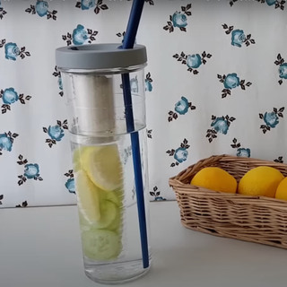 Bình nước làm đồ uống detox 700ml uppladda - chính hãng ikea