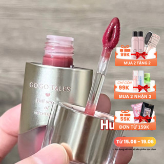 Son kem GOGO TALES Water Sensitive Light Mist Lip Glaze Sensing Bare Blur Water Tint GT579 GT286 GT579 GOGO162