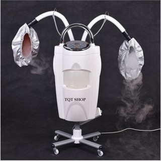 MÁY Hấp Tóc OZON Gia My 5806 có 2 vòi hấp, giúp bạn có thể thao tác cho 2 khách cùng 1 lúc