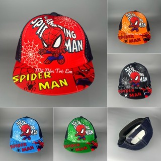 Mũ hiphop spiderman cho trẻ em - nón snapback siêu nhân nhện cho bé trai