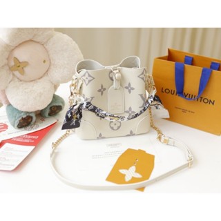 Túi xách nữ LV Neo da bò siêu xinh về mầu mới sz21cm kèm 2 quai đeo tặng khăn lụa