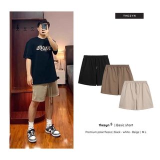 Quần short nỉ chân cua TheSyn, Quần đùi thời trang nam nữ unisex, Local Brand THESYN