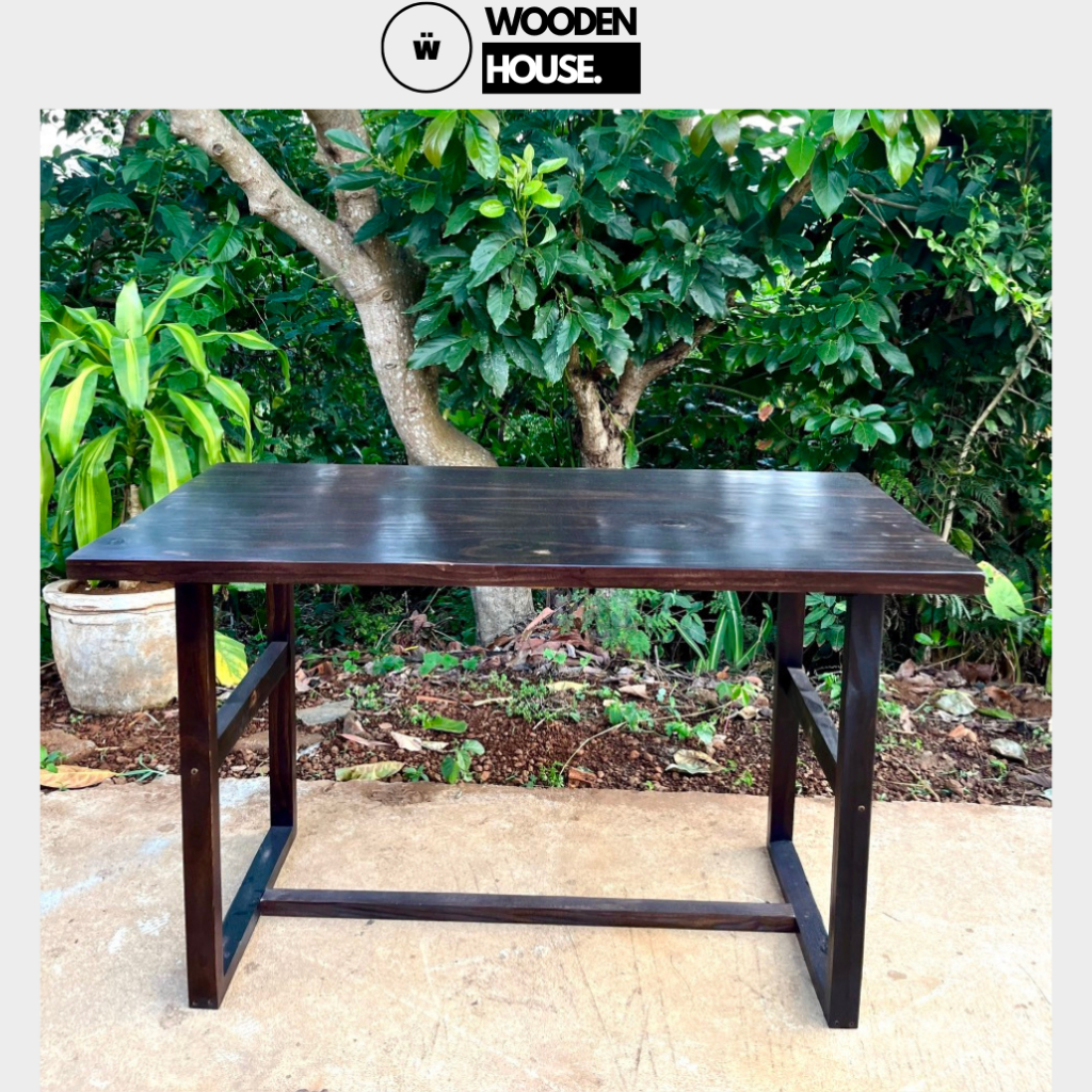 Bàn Làm Việc Gỗ Thông Tự Nhiên WOODEN HOUSE OFFICIAL 1M2X60X75 | BigBuy360 - bigbuy360.vn