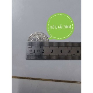 xu thẻ game 24mm (combo 500 thẻ xu gấu) cũ đã sử dụng