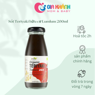 Nước sốt teriyaki hữu cơ - LumLum - 200ml