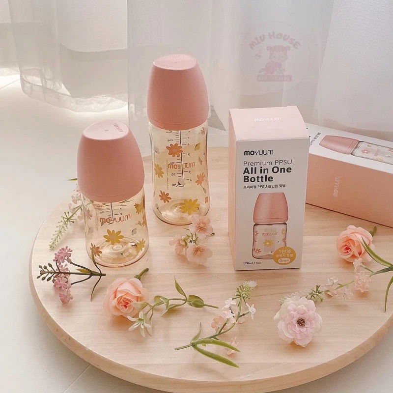 Bình Moy hoa cúc size 160/260ml chọn núm