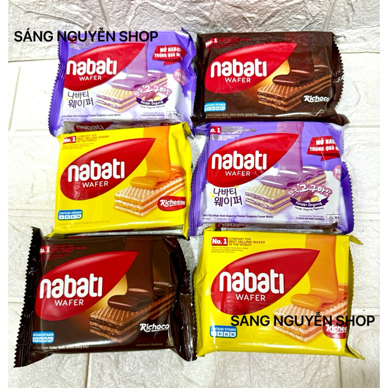 Bánh Kem Xốp Nabati Gói 50g Đủ Vị