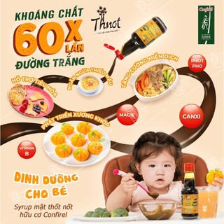 Syrup Mật thốt nốt hữu cơ Confirel 150ml