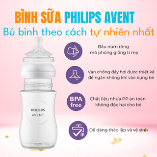 Núm ti thay bình sữa Avent Natural (số 0=>5)