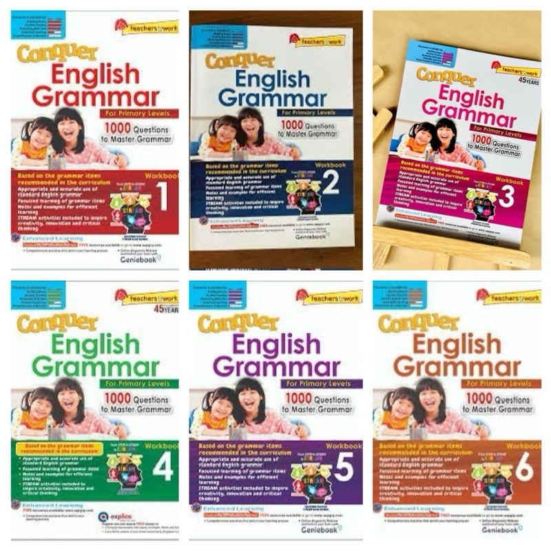 Conquer English Grammar Trọn Bộ 6Q