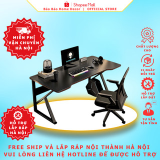 Bàn gaming dq home chân chữ k tiện lợi kích thước 75x120x60