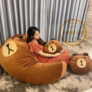 Ghế lười hạt xốp Gấu