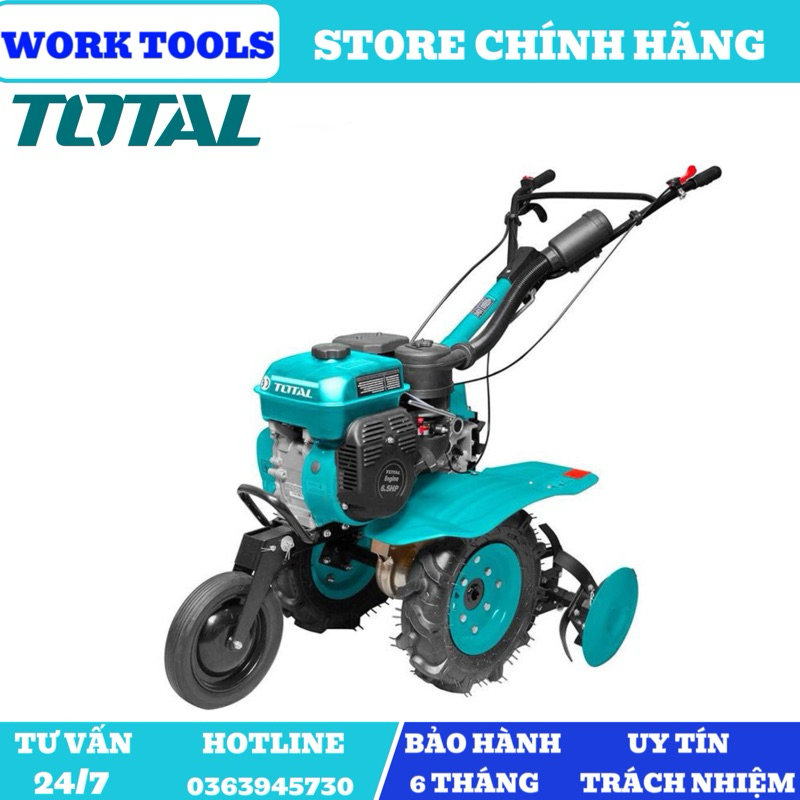 TOTAL MÁY XỚI ĐẤT DÙNG XĂNG 6.5HP TGC5001 (Cam kết Chính Hãng 100%)