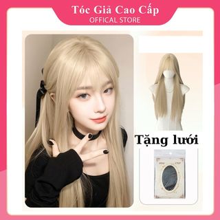 Tóc giả nguyên đầu thẳng nữ đẹp😍❤️FREESHIP😃😃 cả đầu thẳng dài, mã z7007