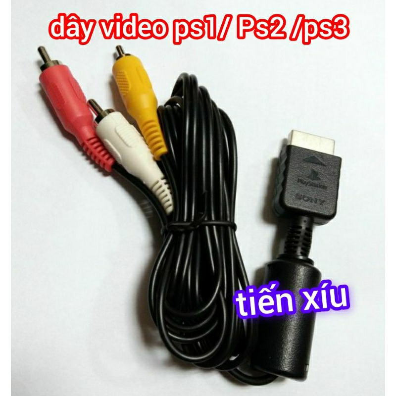 dây xuất hình ps2 ps3 ps1 ,dây av dây component...Ps3 Ps2