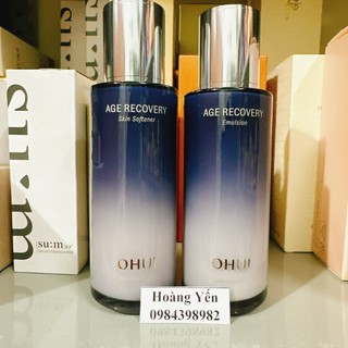 [MẪU MỚI] NƯỚC HOA HỒNG, SỮA DƯỠNG OHUI TÍM Chống Lão Hoá CHAI 140/150ML