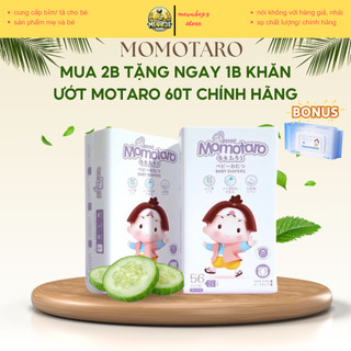 Combo 2 bịch bỉm momotaro nhật dán/quần - size s112, m96, m92, l84, xxl72, xxxl70