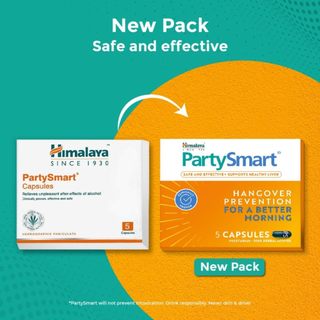  Himalaya Party Smart Capsules - viên uống giải rượu hộp 5 viên 