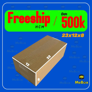 23x12x8 hộp carton đóng hàng