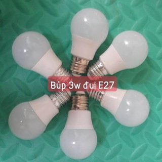Bóng búp 3w chống nước siêu rẻ, đủ các mầu