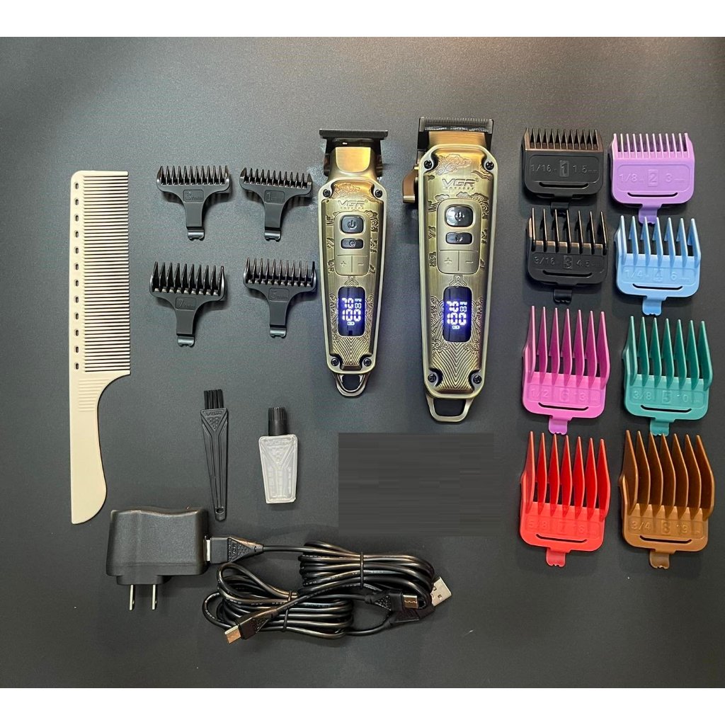 Combo Tông đơ cắt tóc chuyên nghiệp VGR 005 & VGR 901 SIÊU CHẤT