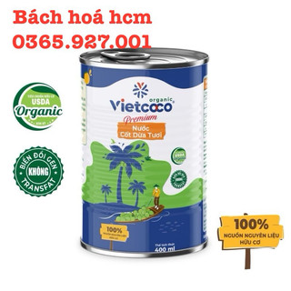 Nước cốt dừa tươi Organic Vietcoco