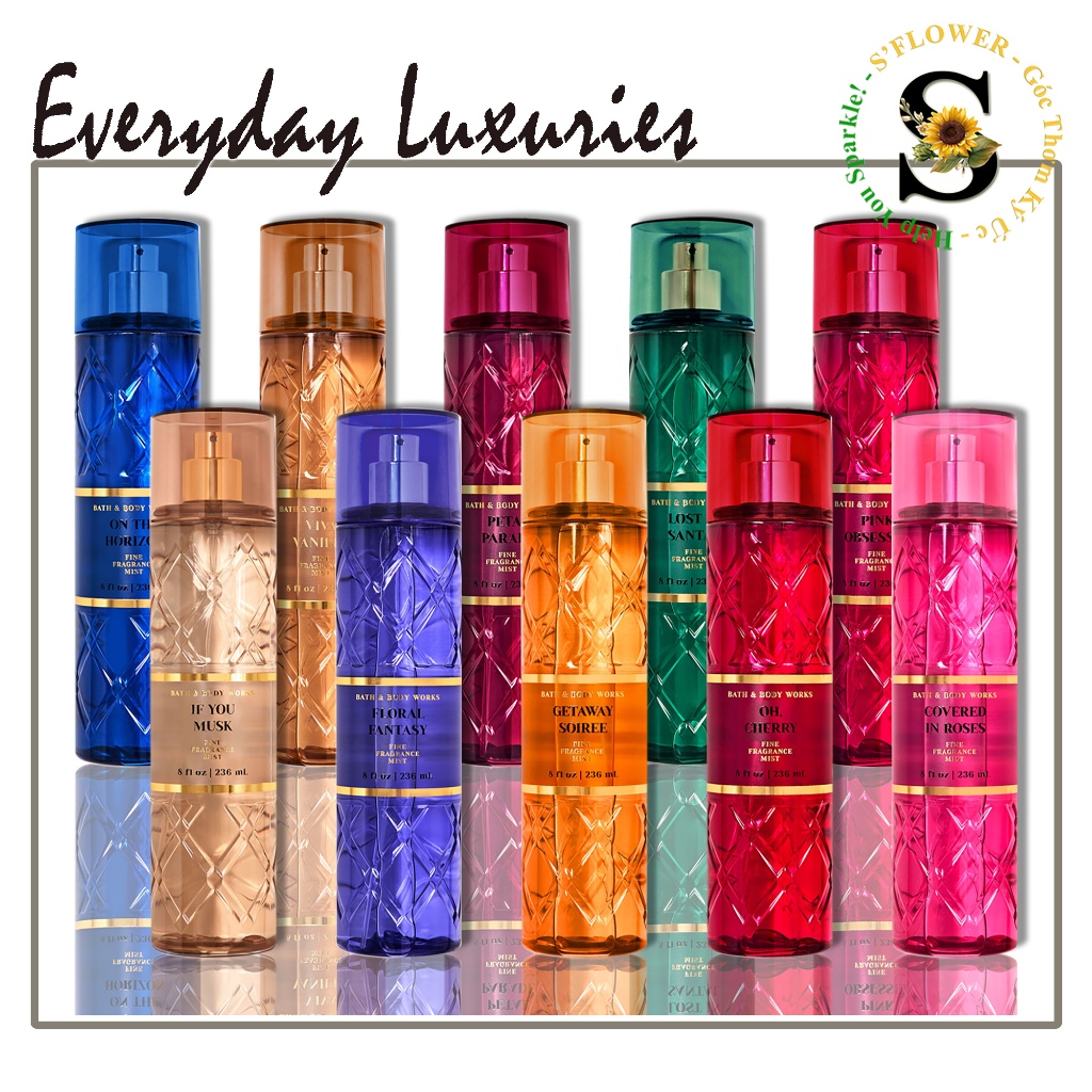 EVERY DAY LUXURIES | BST TONE NƯỚC HOA | Xịt Thơm Nước Hoa Bath & Body Works Body Mist | BigBuy360 - bigbuy360.vn