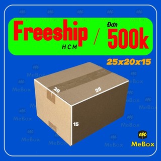 thùng hộp carton 25x20x15 bộ 20 không in