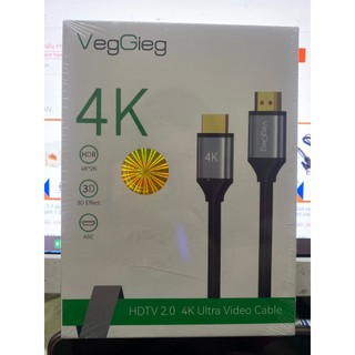 Dây HDMI 2.0 15m/20m/25m/30m VEGGIEG 4K Full Hd Bảo hành 12 Tháng - Hàng Chính hãng
