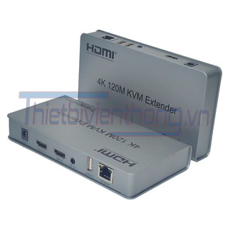 Hdmi to lan , bộ kéo dài hdmi to lan 120m qua cáp mạng lan rj45 có usb