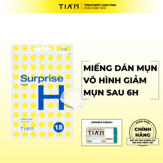 Miếng Dán Mụn Hydrocoloid Siêu Mỏng Tia'm Surprise H Patch 18 Miếng
