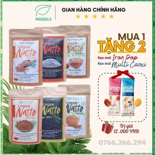 NATTO CODEN ❤ Đậu tương vàng/đen, đậu gà lên men ❤ Sấy lạnh từ Natto tươi 100g