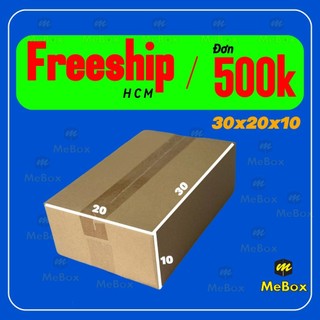 30x20x10 hộp carton đóng hàng