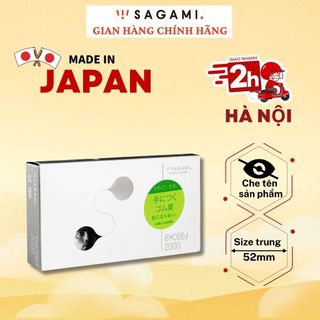 Bao cao su Sagami Exceed - Thiết kế 3D một lần thắt - 01 hộp