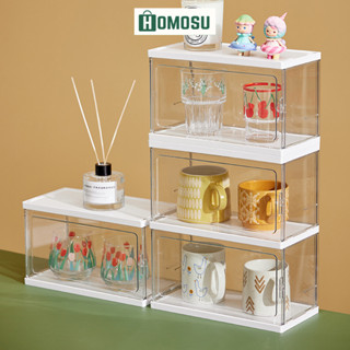  Hộp Đựng Cốc Hộp Nhựa Trong Suốt Bảo Quản Trưng Bày Cốc Chén Để Bàn Để Tủ Cao Cấp Sang Trọng HTS001 