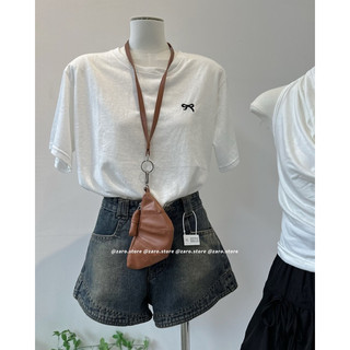 Áo pull giấy thêu nơ new freesize [HÌNH THẬT]