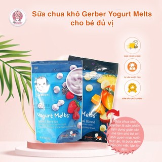 [DATE 2024] Sữa chua khô Gerber hoa quả nhiều vị