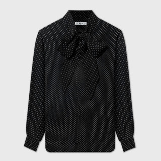 Áo sơ mi nam cột nơ chấm bi siêu nhỏ ngo - polka dot xs shirt - bow collar