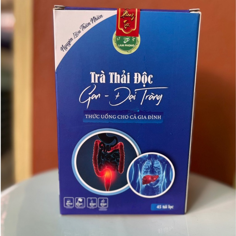 [SALE TẾT - GIẢM ĐẾN 40%] Trà Thanh Lọc Cơ Thể, Hỗ Trợ Tiêu Hóa - Thải Độc Gan Đại Tràng Lam Phong MIỀN TRÀ [Hộp 45 Túi]
