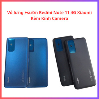 Vỏ lưng+sườn redmi note 11 4g xiaomi kèm kính camera