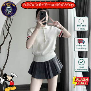 Set Váy Nữ Polo Thome 2 Ống Tay 💙 Chất Dày Dặn, Ôm Dáng, Thoáng Mát, Sexy Girl
