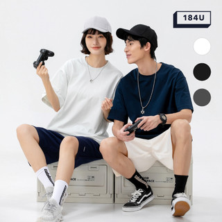 Áo thun BASIC LIFE TEE form regular nam nữ, chất liệu 100% cotton dày dặn đứng form