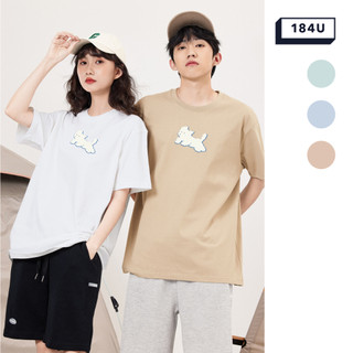 Áo thun PUPPY TEE oversize nam nữ, chất liệu 100% cotton dày dặn đứng form