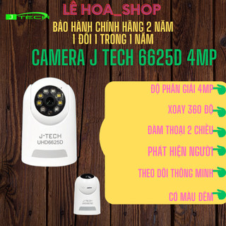 CAMERA WIFI IP J-TECH UHD6625D (ULTRA HD 4MP, XOAY)