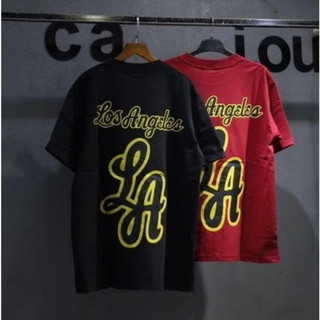 Áo Thun Nữ LA LOS Angeles Chữ Vàng Gold, Chất Cotton Thoáng Mát Mùa Hè