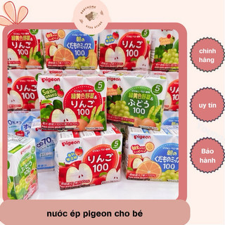   date 2026  NƯỚC ÉP HOA QUẢ PIGEON NỘI ĐỊA NHẬT CÁC LOẠI LỐC 3 HỘP  125ML  