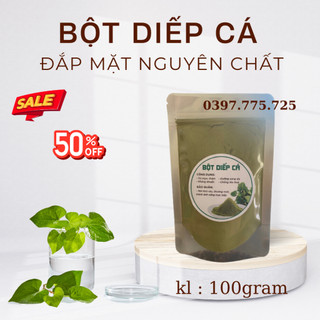 100gram bột mặt nạ diếp cá nguyên chất