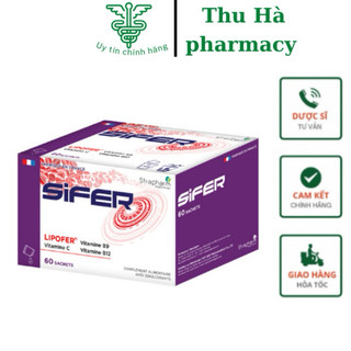 Sắt gói Sifer giúp giảm nguy cơ thiếu máu, bổ sung sắt, bổ sung Vitamin, thực phẩm bổ sung cho mẹ và bé